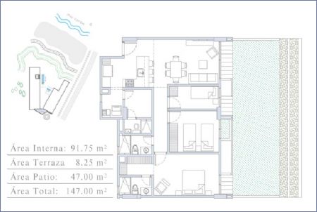 Imagen de Planta Apartamento 3 - Morros Park